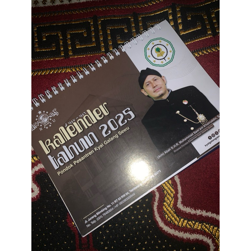 

Kalender 2025 PP Kyai Galang Sewu Semarang