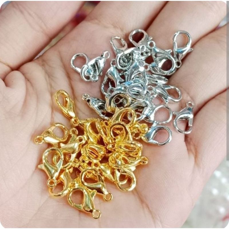 KOKOD UDANG PENGAIT KALUNG / warna emas silper