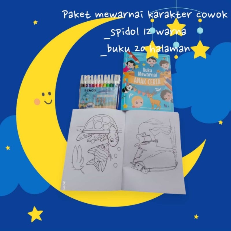 

Paket belajar mewarnai untuk Anak