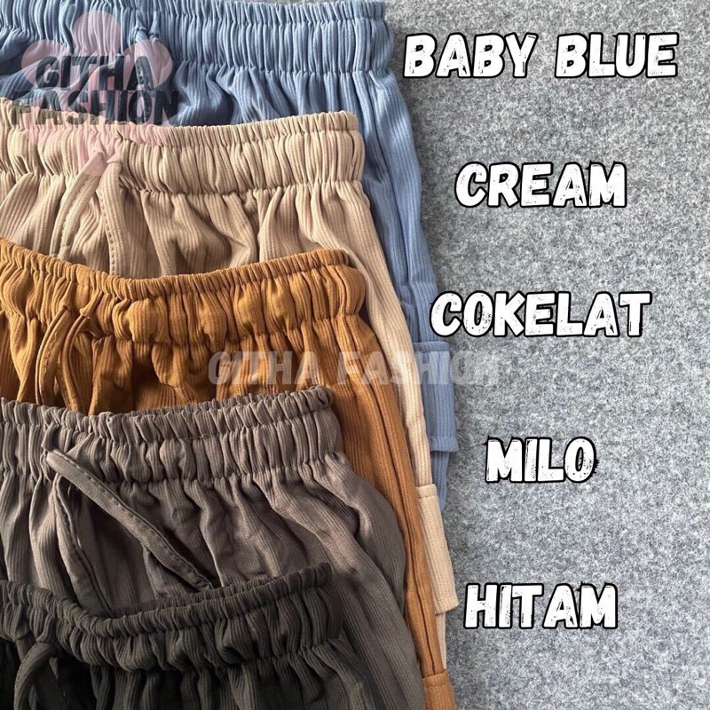 Celana knit kargo || Celana hornet kargo || Celana kargo