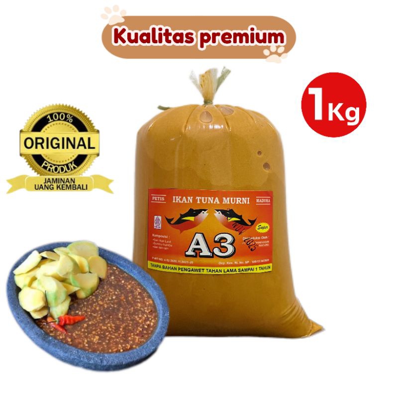 

Petis ikan tuna A3 khas madura kualitas premium 1kg / Petis asli madura