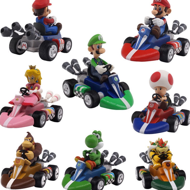 Promo Stok  MARIO KART Wii Pull  Back Racers SUPER MARIO Go Kart