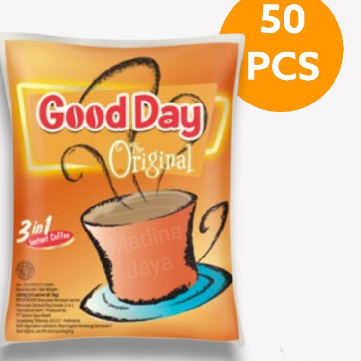 

Hot Quality Good Day Kopi Instant 3 In 1 The Original 5pcs x 2g