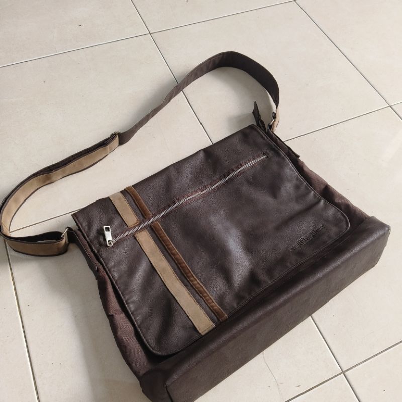 tas selempang weinbrenner / tas pria weinbrenner