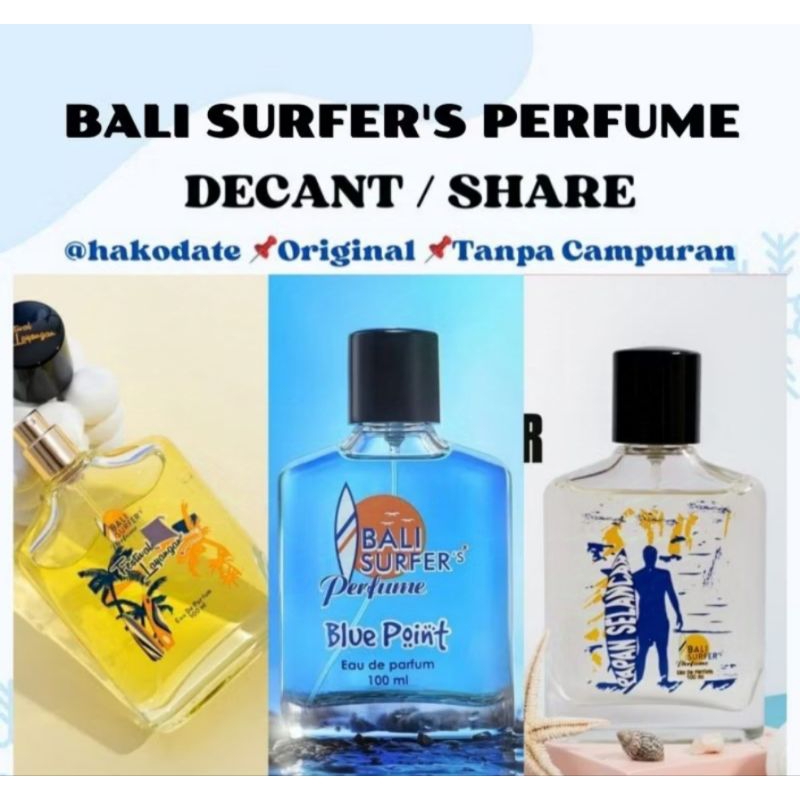 BELI 1 DAPAT 3 PARFUM BALI SURFERS | Blue Poin + Papan Selancar + Festival Layangan | Parfum Unisex 