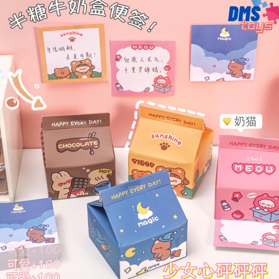 

Hadir Sekarang Memo Pad Karakter Sticky Note Karakter Lucu DMSToys