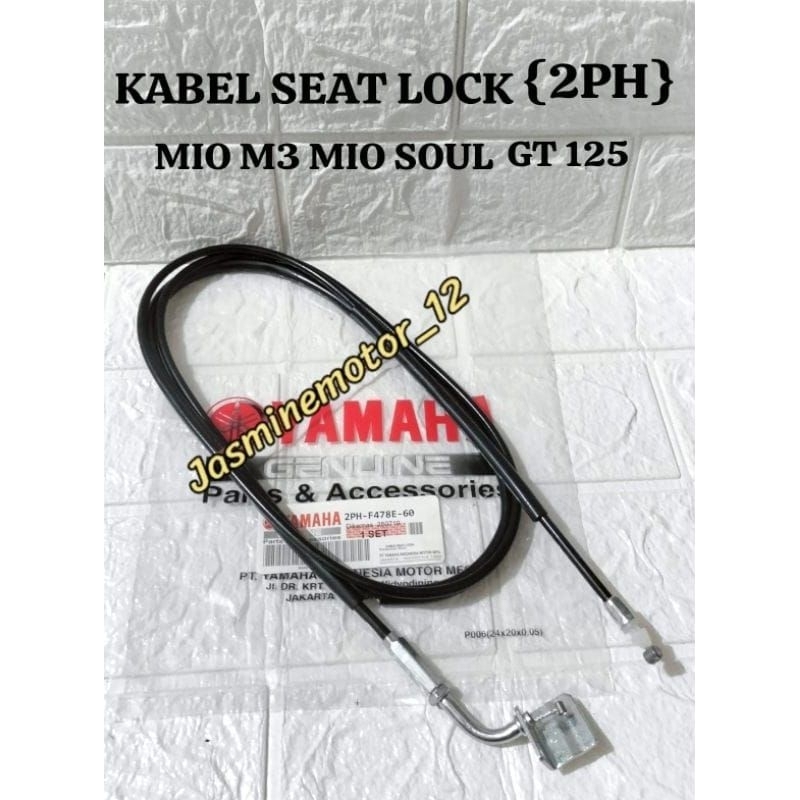 KABEL SEAT LOCK { 2PH } MIO M3 MIO SOUL GT 125 FINO 125 MIO S MIO Z KABEL JOK BAGASI BELAKANG HIGH Q
