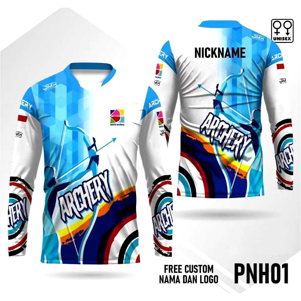 Jersey Panahan/Kaos Jersey Panahan/Kaos Jersey Panah Jersey Archery PNH04 FULL PRINTING Free Custom 