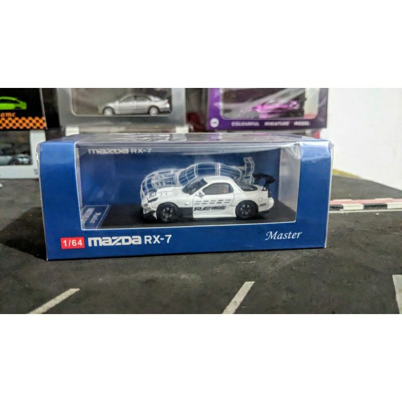 Diecast Master Mazda Rx7 RX 7 FD3S RE Amemiya Pearl White Segel