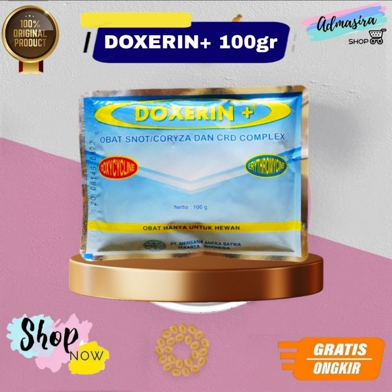 DOXERIN PLUS 100 gram Obat Ngorok Snot CRD Complex Mensana 100gram