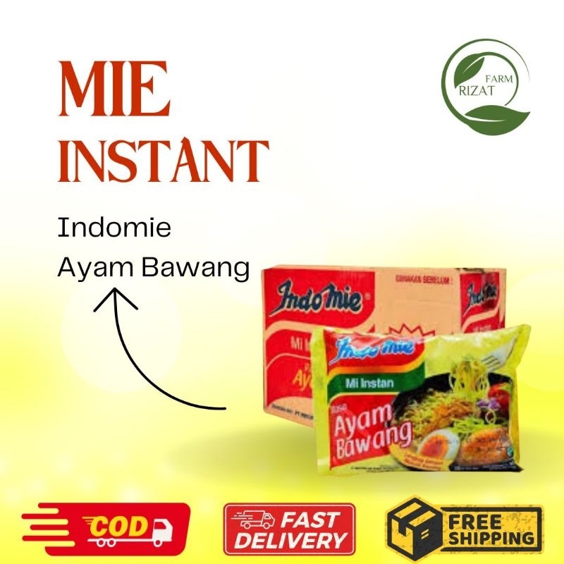 

[Dikirim Instant] Indomie Mie Instant Ayam Bawang 85 gr | Mie Ayam Bawang