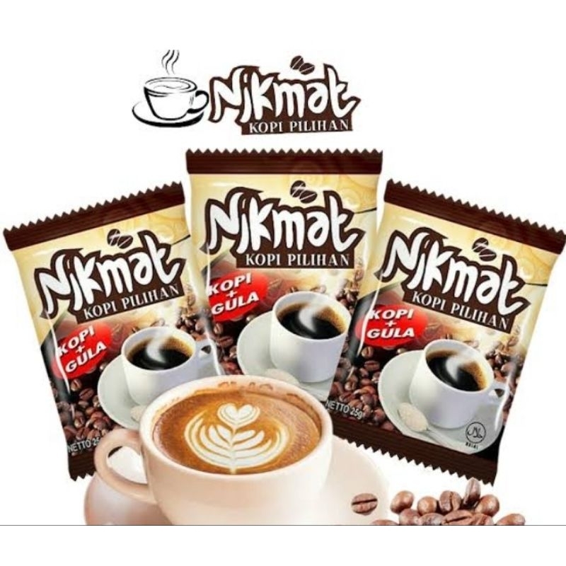 

kopi Nikmat gula plus kopi 1 pak isi 20pcs