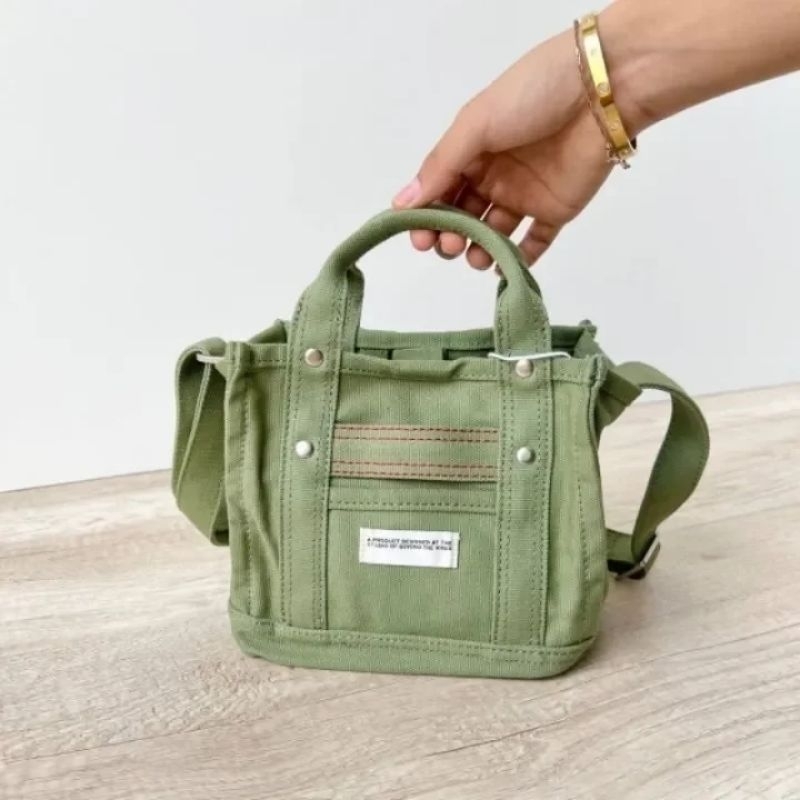 Beyond Kanvas Carryall Mini Sage 0.5 Tas Import Best Seller