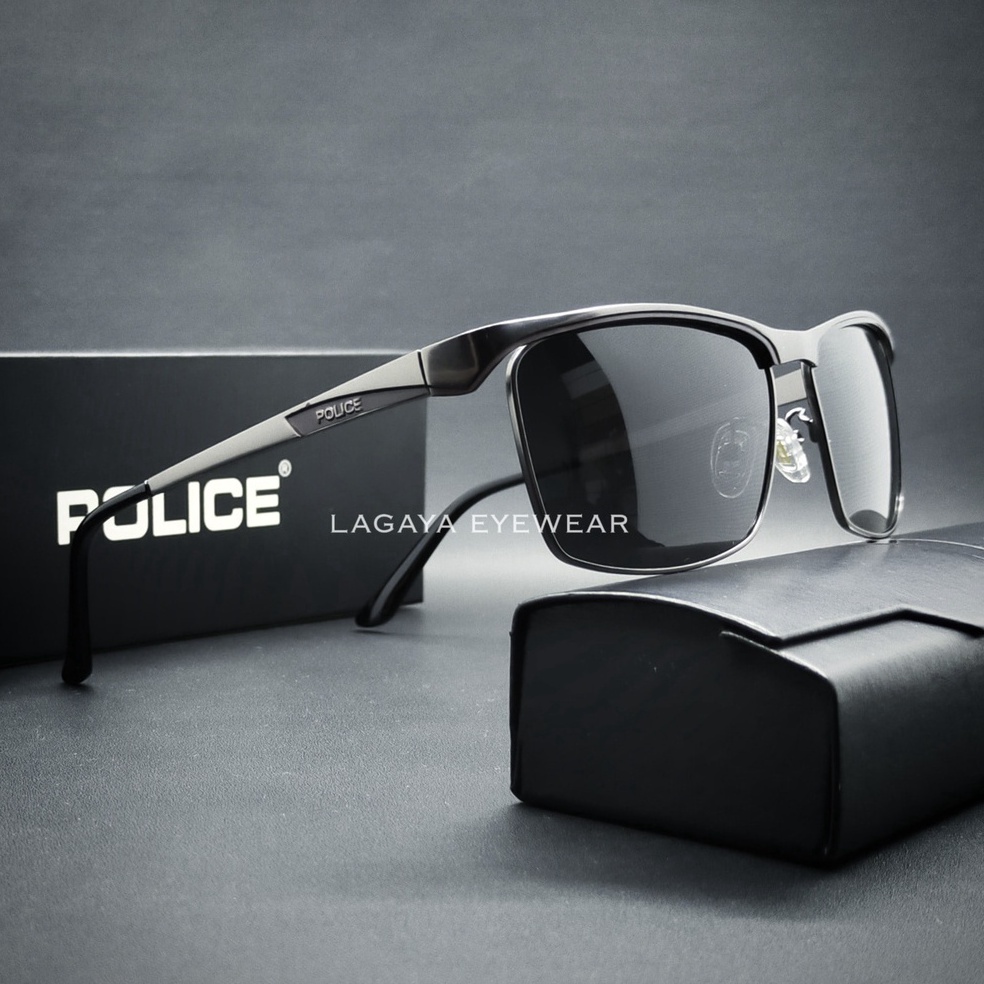 KODE T18N Kacamata Police Pria Lensa Polarized Original Import Anti Silau