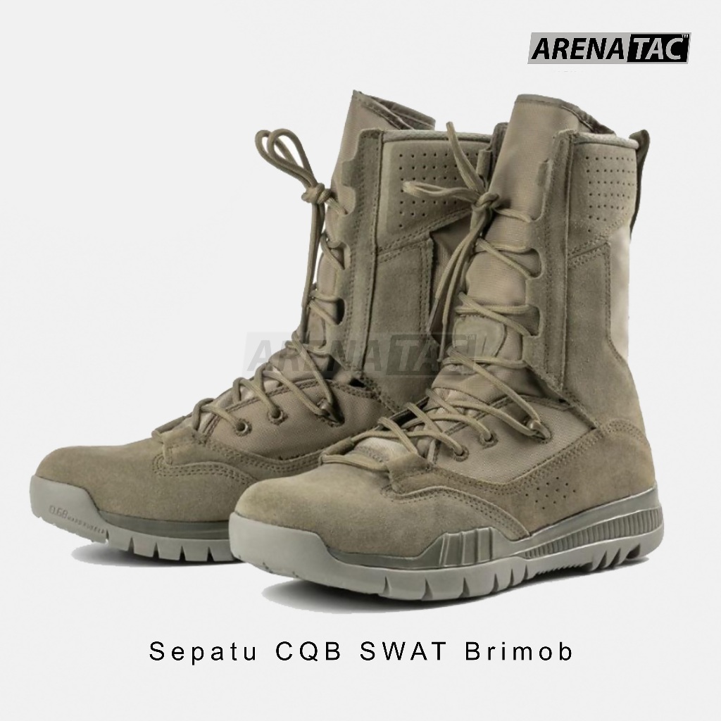 SEPATU TACTICAL CQB SWAT HIJAU ORIGINAL