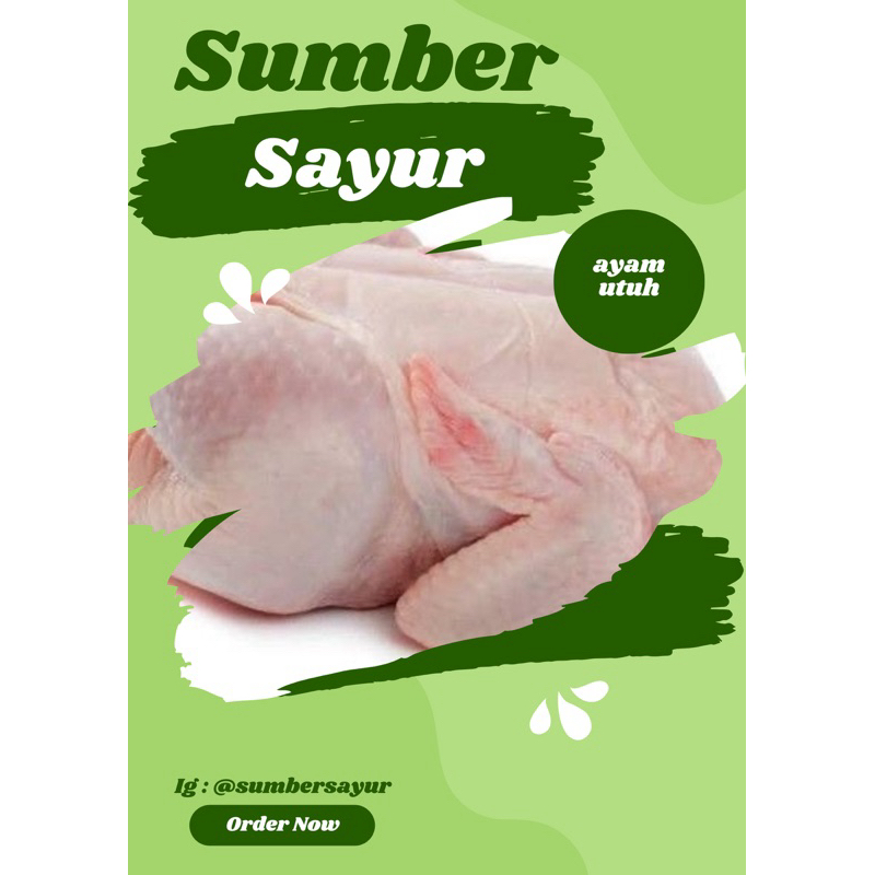 

ayam utuh sumber sayur segar murah Makassar