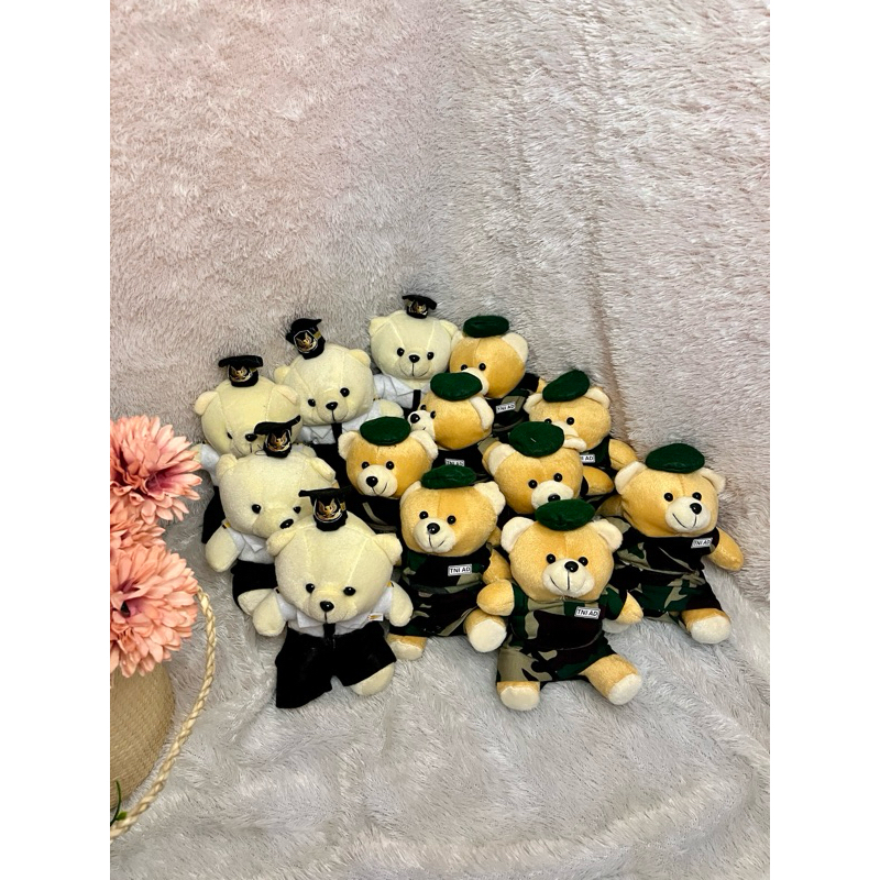 BONEKA PROFESI / BONEKA TENTARA TNI AD BONEKA PILOT BONEKA BUKET