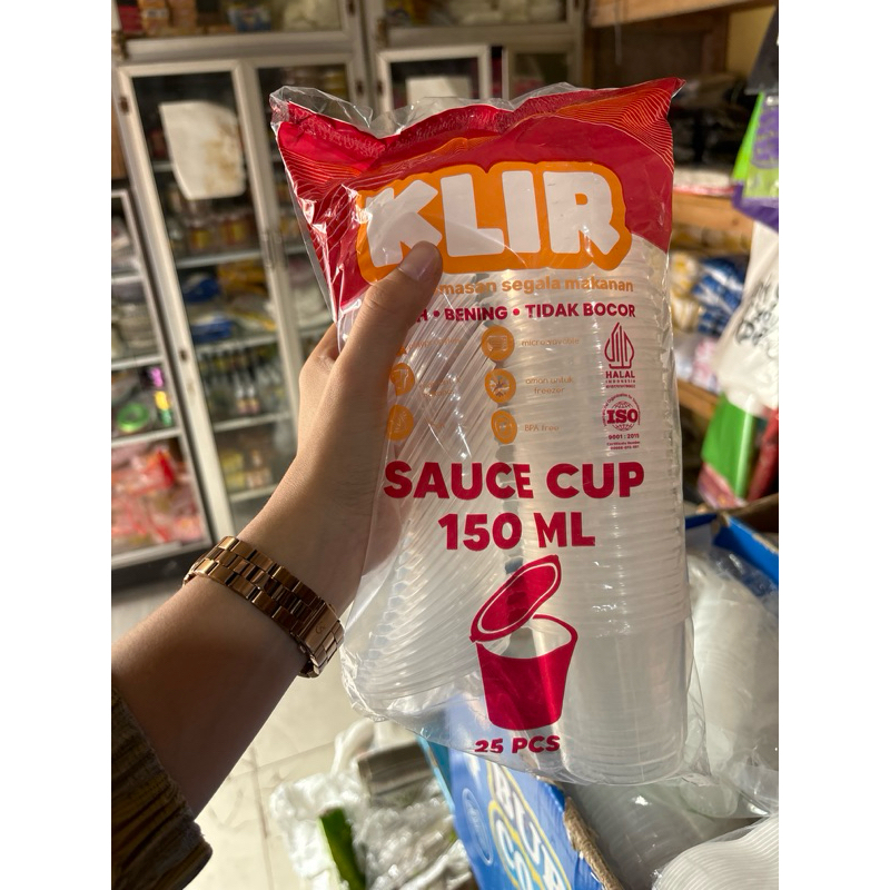 Cup Sauce tutup sambung 150ml