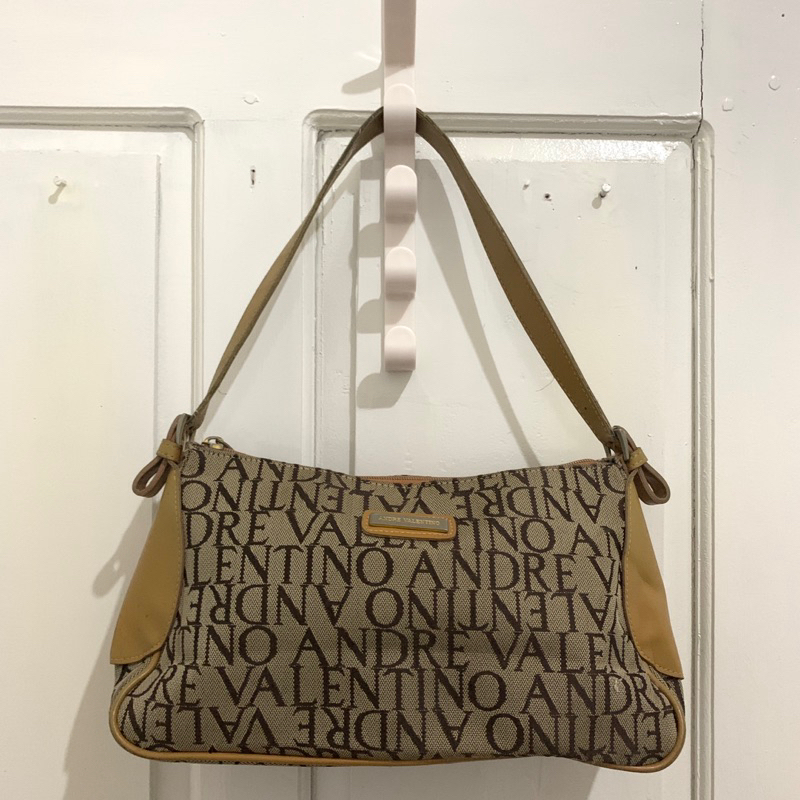 Handbag / Shoulder Bag / Top Handle Bag / Tas Tangan / Tas Bahu Andre Valentino Coklat