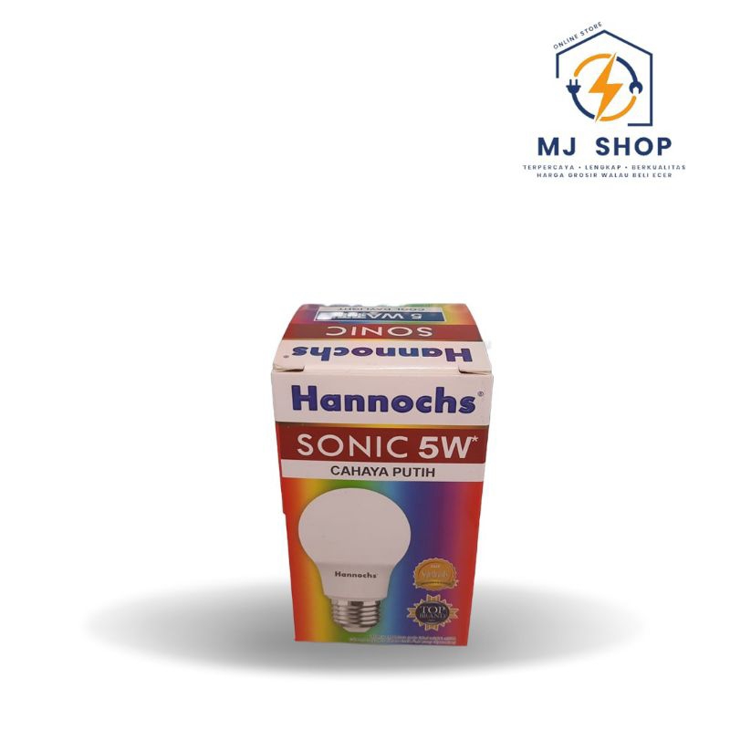 Lampu hannochs 5 watt cahaya putih