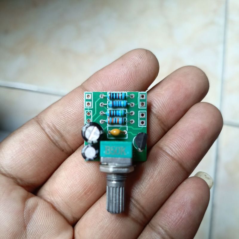 Modul preamp mic 1 transistor