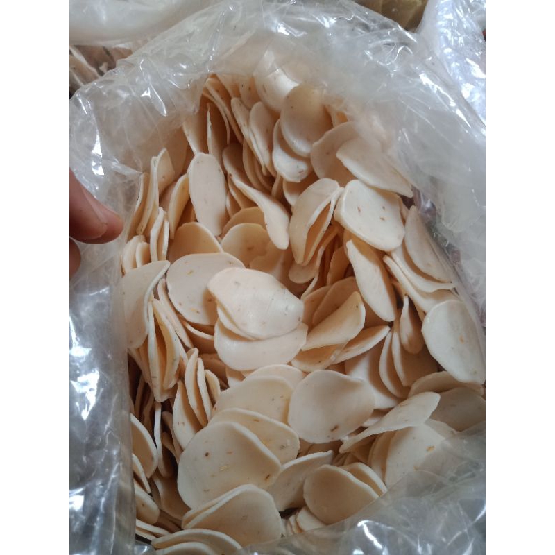 

krupuk pedas putih