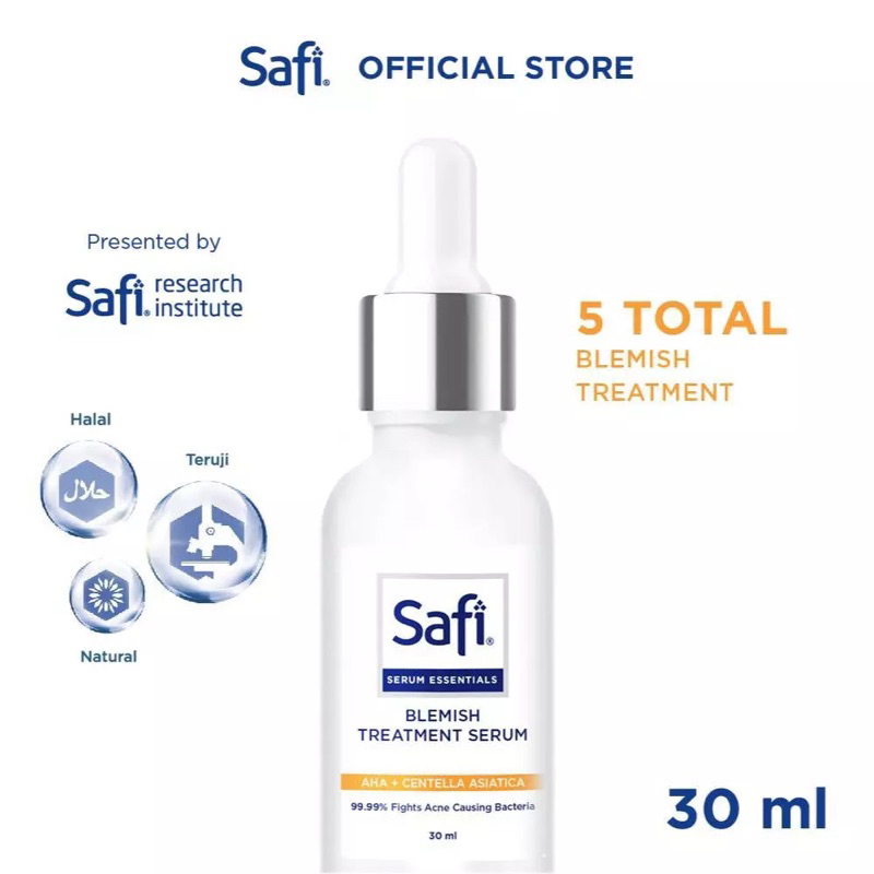 Safi Blemish Treatment Serum AHA + Centella Asiatica 30ml - serum jerawat / Acne