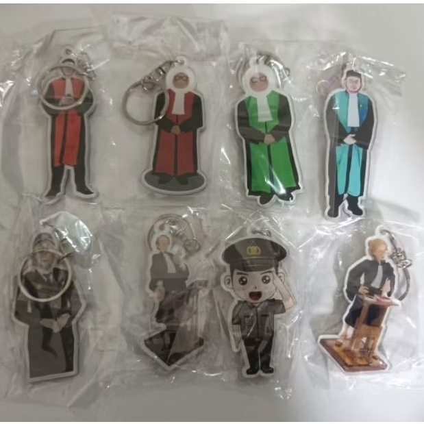 Gantungan Kunci / Ganci Jaksa Hakim Pengacara POLISI