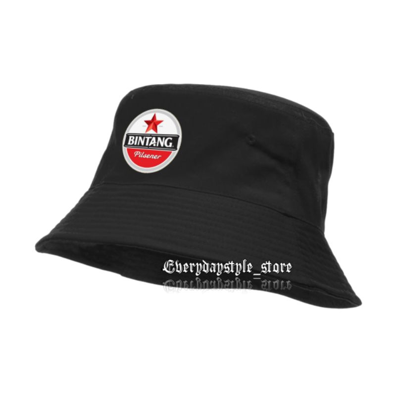 Topi Bucket Hat Bintang Bali / Bucket Hat Fashion Outdoor / Topi Bucket Pria Wanita Casual