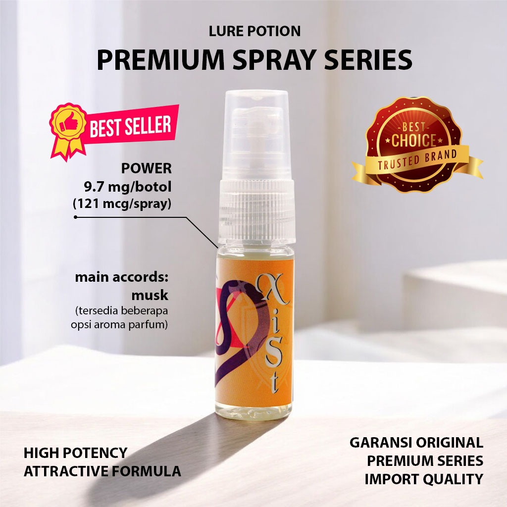 XiSt Parfum Premium Untuk Pria Attractive Original Import PheromoneXS Botol Spray