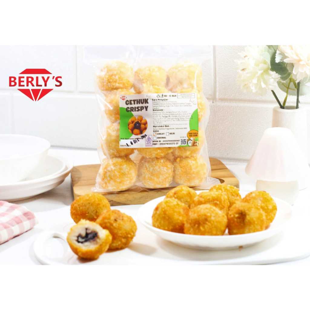 

Berly's Food Camilan/Gorengan/Singkong Stik/Getuk Crispy/Kroket/Risol/Combro/Kebab/Lumpia