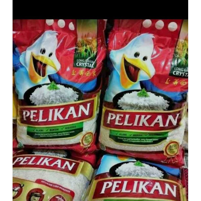

[2 pcs] Beras Pelikan 5 Kg