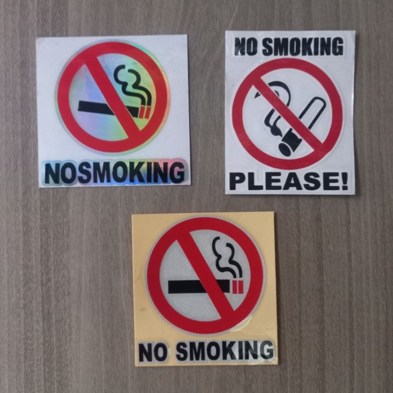 

STIKER CUTTING DILARANG MEROKOK / NO SMOKING UKURAN KECIL