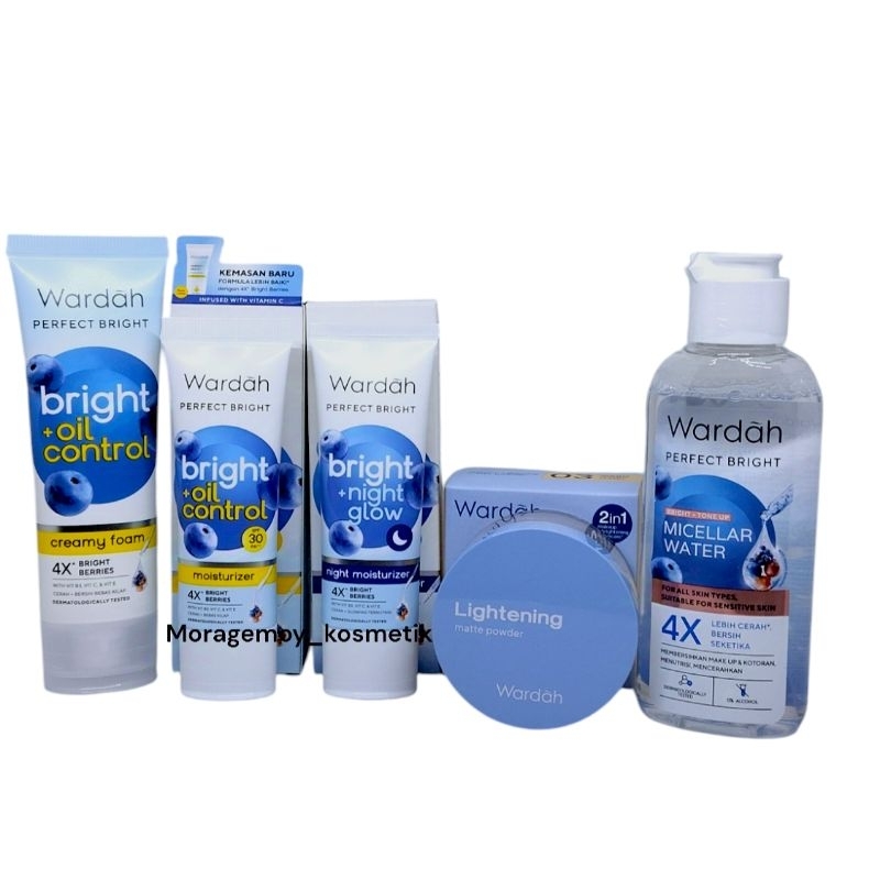 Paket Wardah Perfect Bright 5in1 Series Oil Control