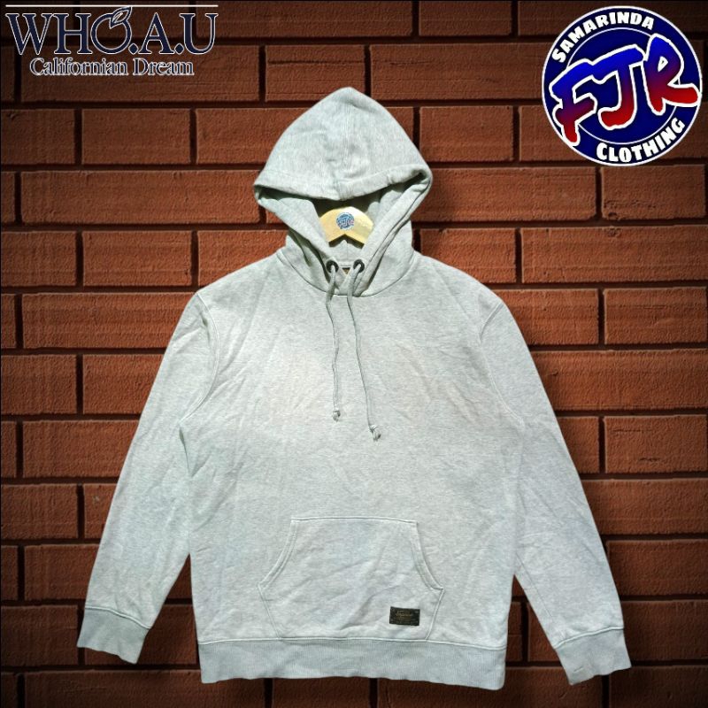 Who.A.U Vintage Style Basic Hoodie Original