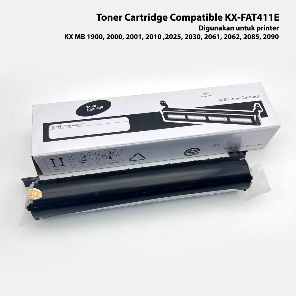 Toner Cartridge Compatible KX-FAT411E printer KX-MB1900, KX-MB2000, KX-MB 2020, 2030,2038CN, 2025CXW
