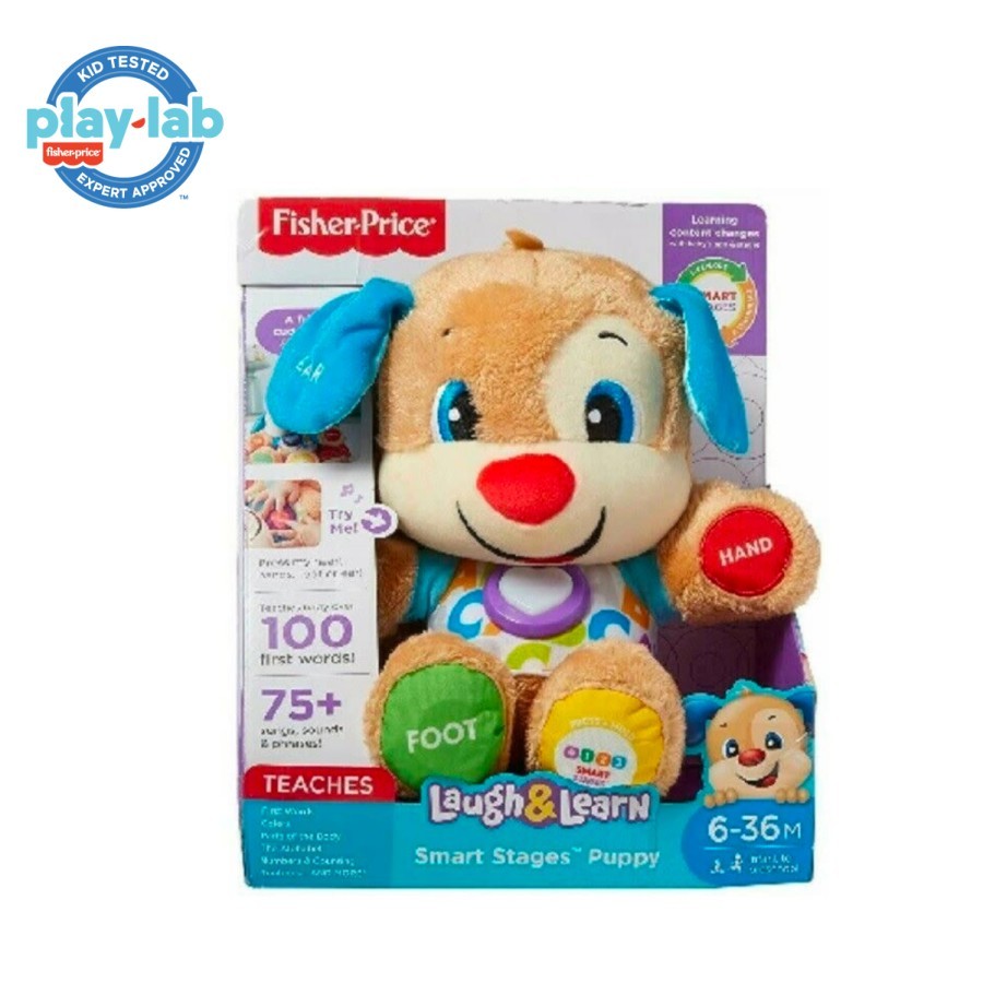 Fisher Price Laugh & Learn Smart Stage Puppy Mainan Edukasi Anak Boneka Musik Original Mattel