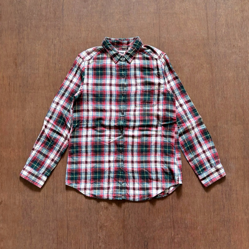 Kemeja Flannel Uniqlo For Women Original
