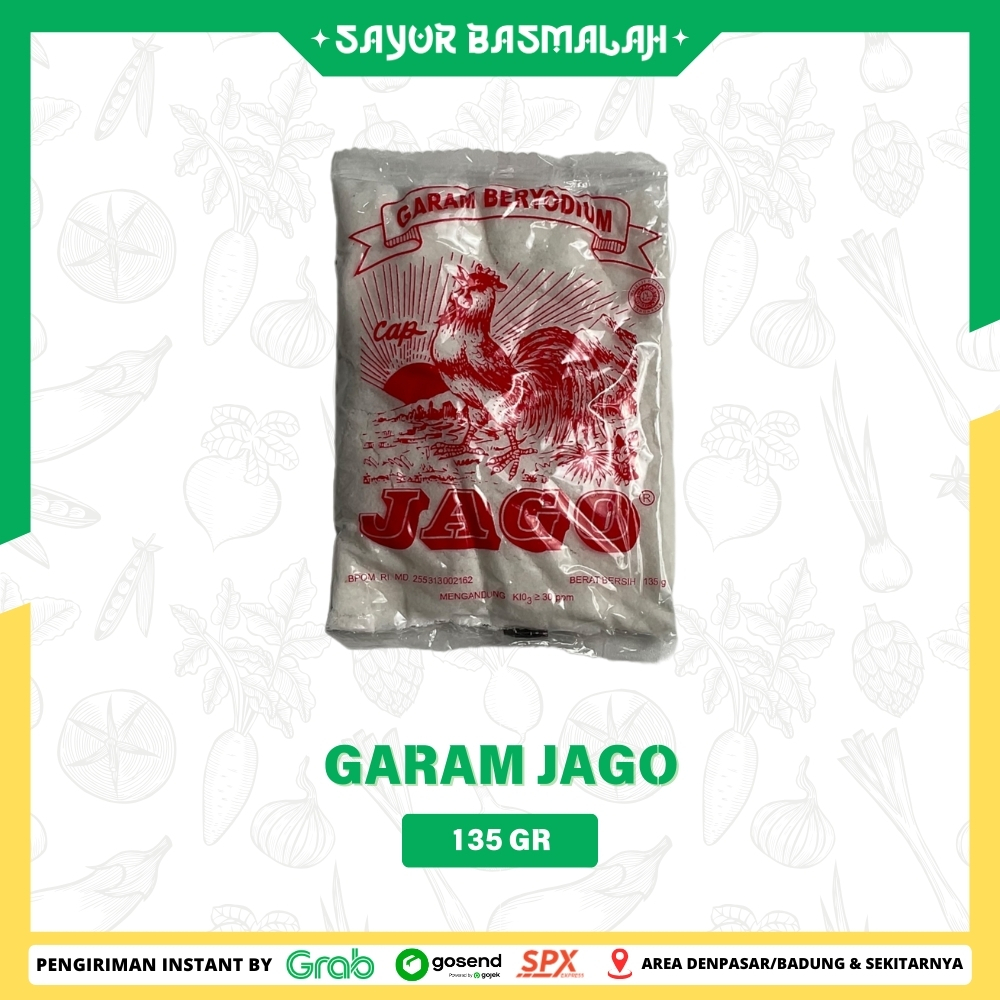 

Garam Cap Jago 135gr - Sayur Basmalah