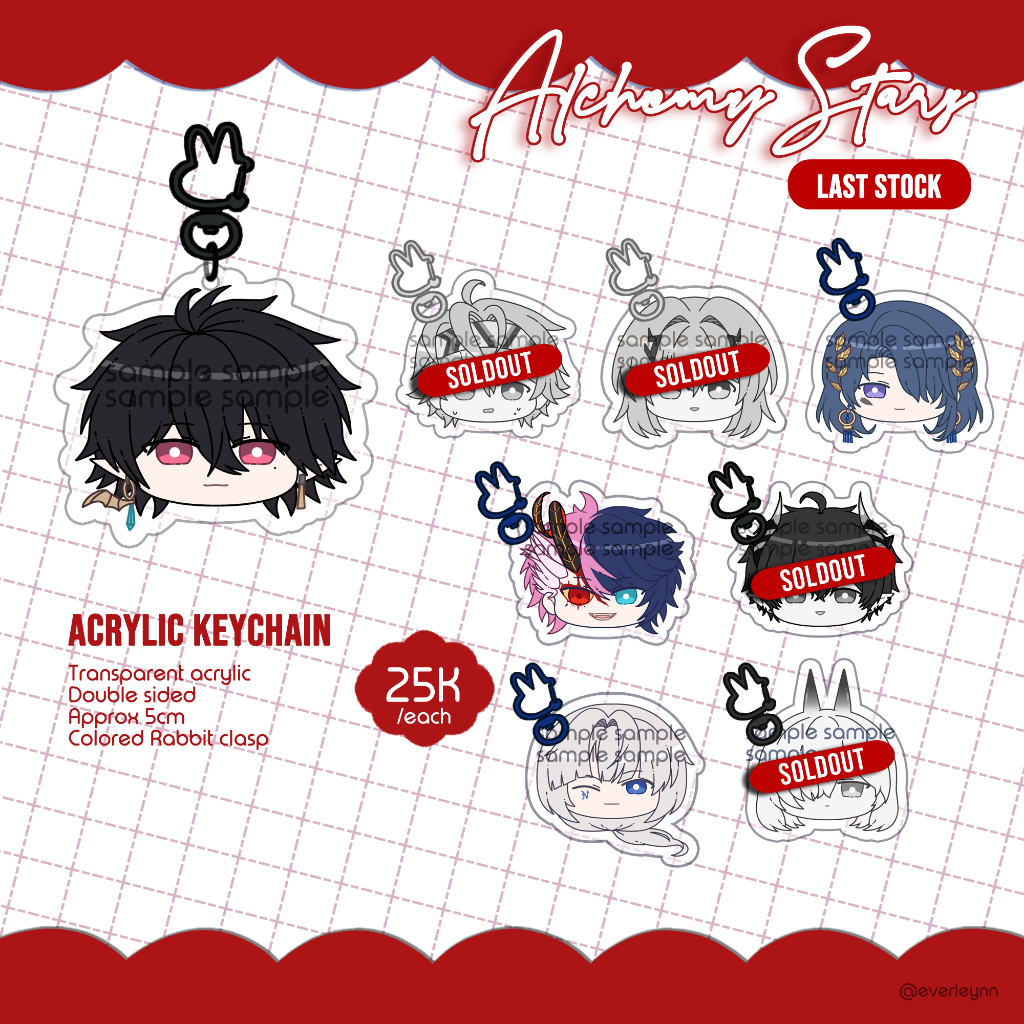 [CLEARANCE SALE] Alchemy Stars Keychain