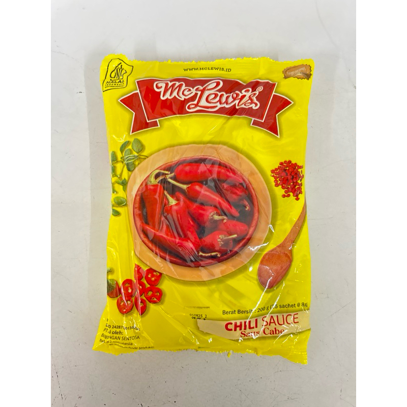 

MC LEWIS Chili Sauce Sachet Isi 24