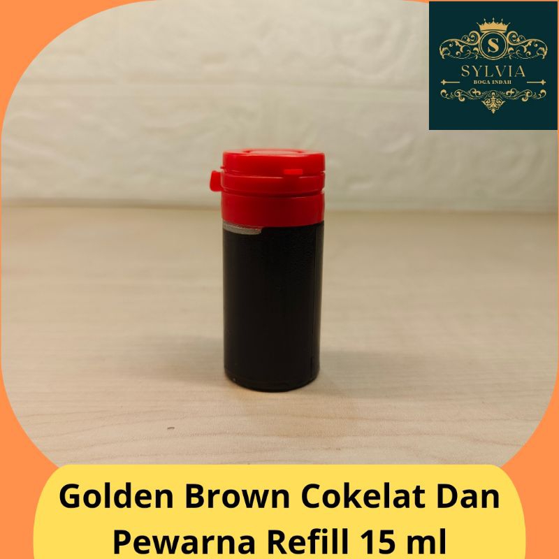 

Golden Brown Cokelat Pasta Dan Pewarna Refill 15 ml , 30 ml.