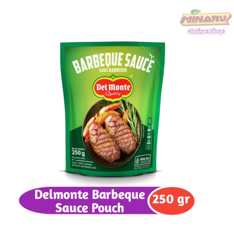 

Delmonte Barbeque sauce 250gr Delmonte saus barbeque 250gr