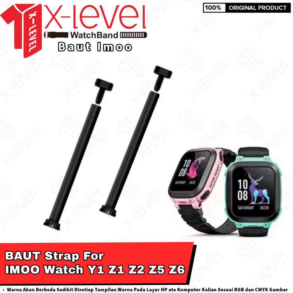 Xlevel Baut Obeng Strap Smartwatch Imoo Y1 Z1 Z2 Z5 Z6 Baut Jam Tangan Anak imoo Y1 Z1 Z2 Z5 Z6