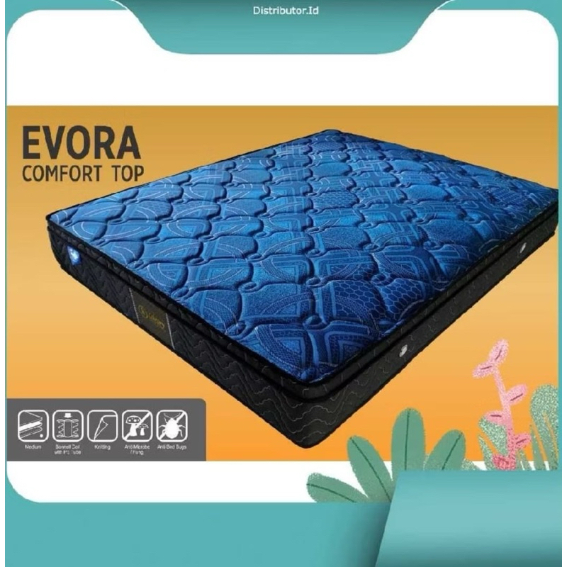 American Springbed type Evora Kasur empuk dengan Lapisan PillowTop