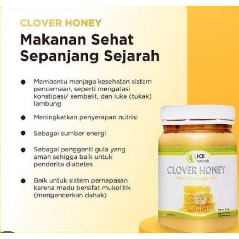 

⭐ clover honey 500 gr original produksi terbaru