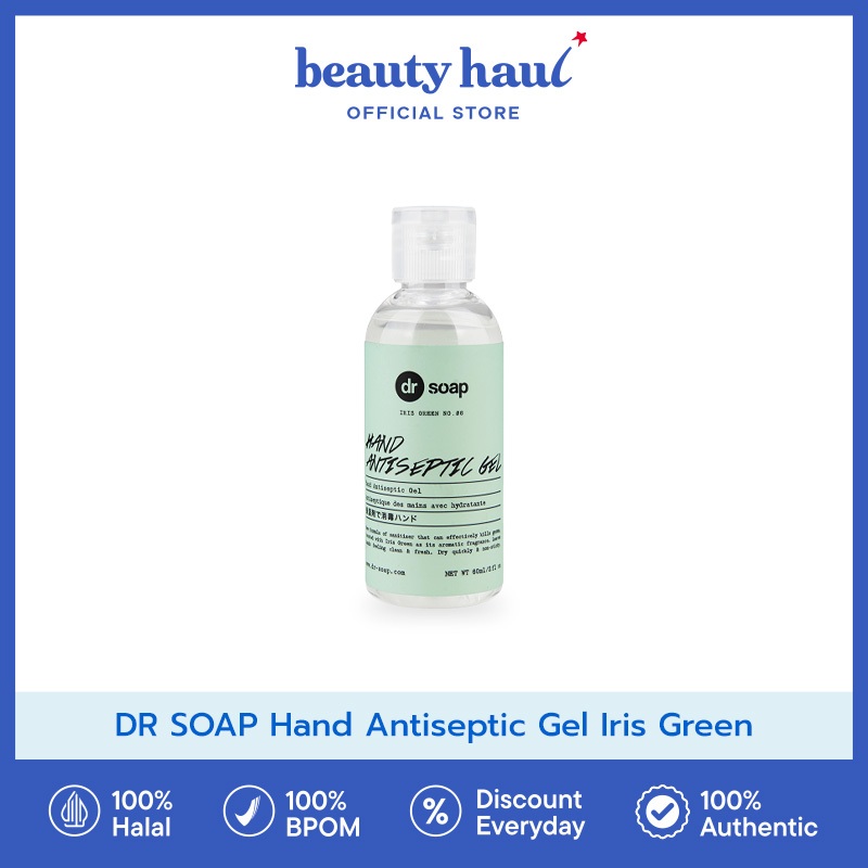 DR SOAP Hand Antiseptic Gel Iris Green