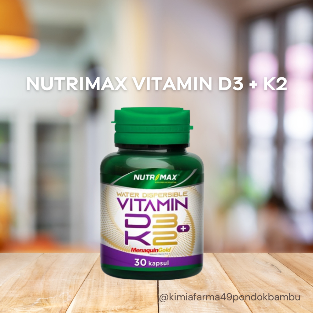 Nutrimax Vitamin D3 + K2 isi 30 kapsul