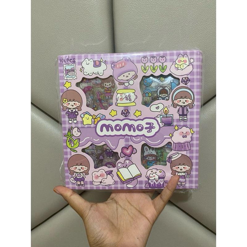 

stiker momo isi 100pcs