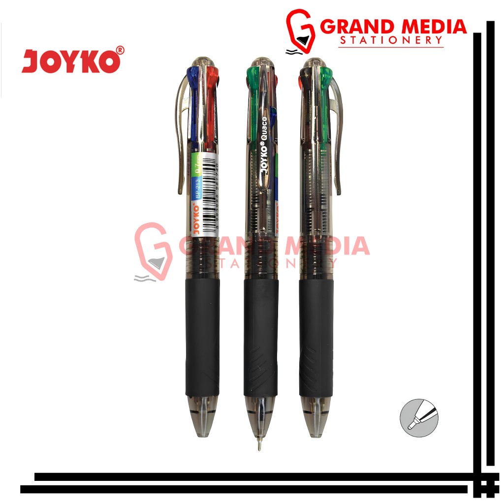 

[GRAND MEDIA] BALLPOINT / PENA / PULPEN JOYKO BP-213 QUACO 4 WARNA / 1 PCS